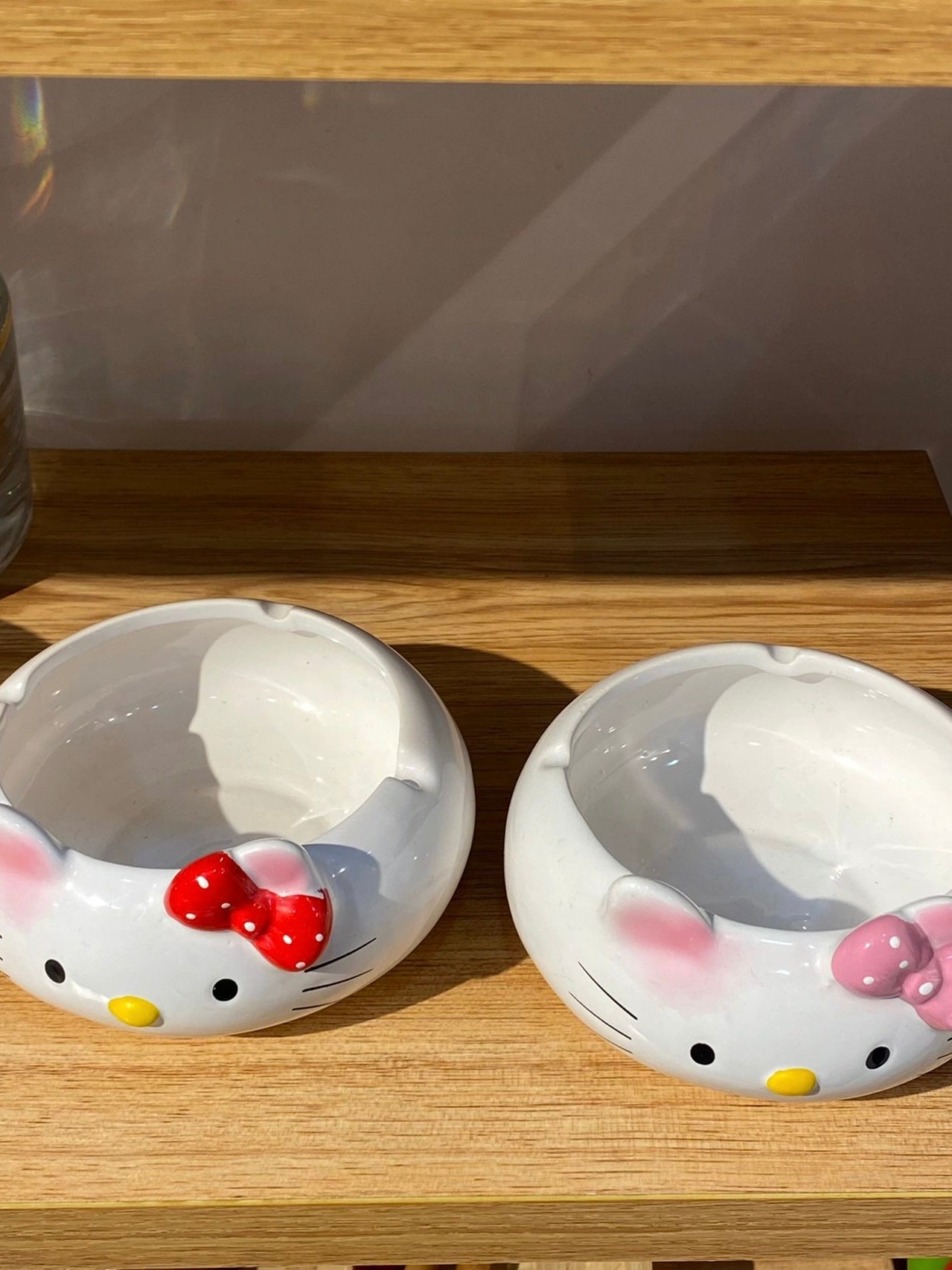 Hellokitty Multi Ceramics Cartoon Ashtray Flowerpot Home Decor