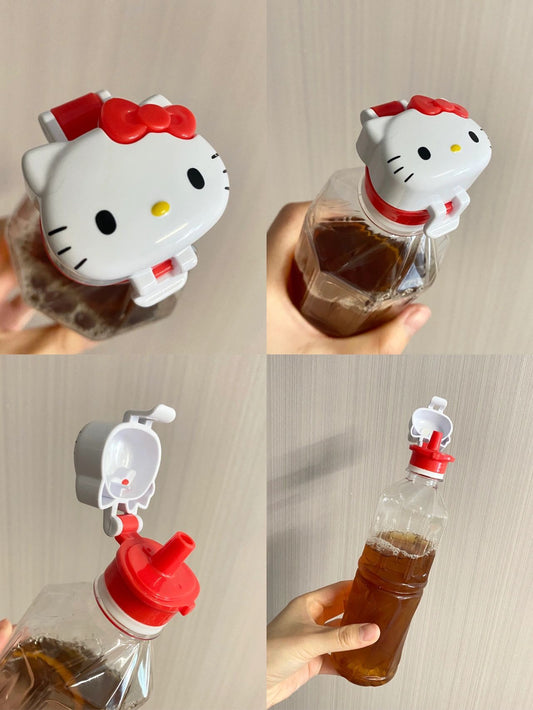 Sanrio Hello Kitty Water Bottle Cap with Straw