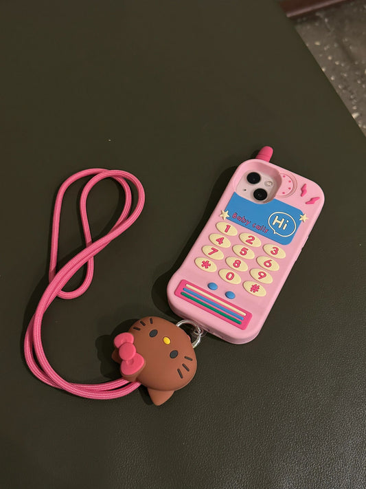 Sanrio Phone Lanyard Strap, Universal Cell Phone Lanyard Neck Chain, Phone Tether Safety Strap Compatible with Most Smartphones