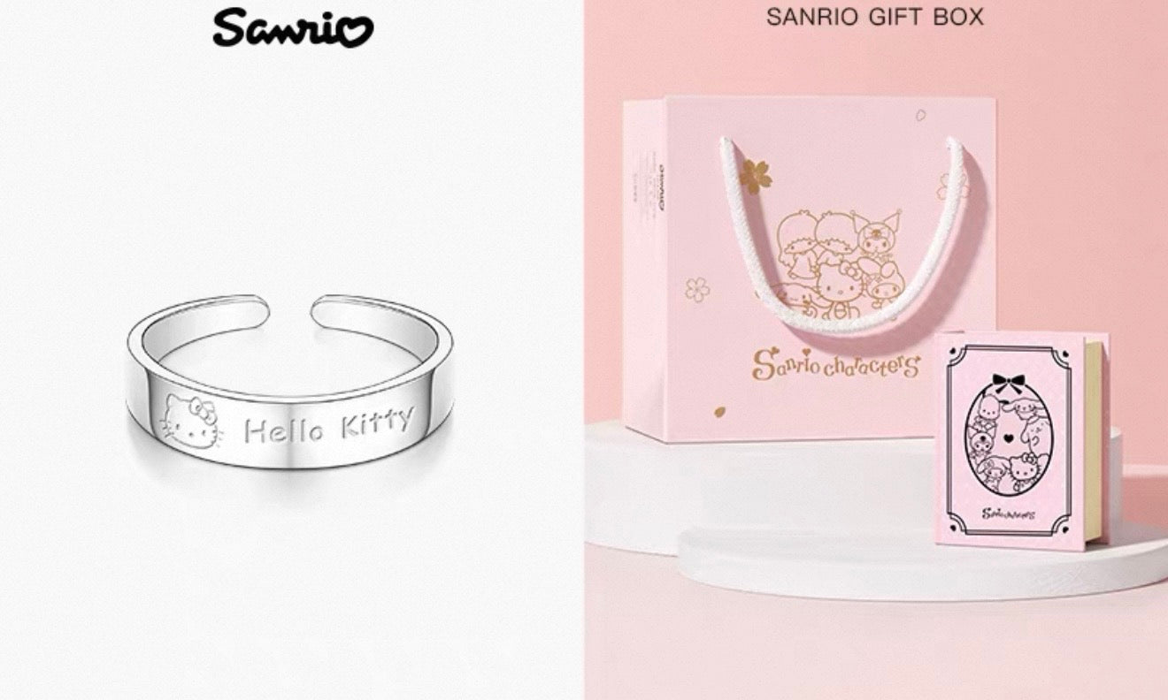 Hello Kitty & Daniel Couple's Open Rings