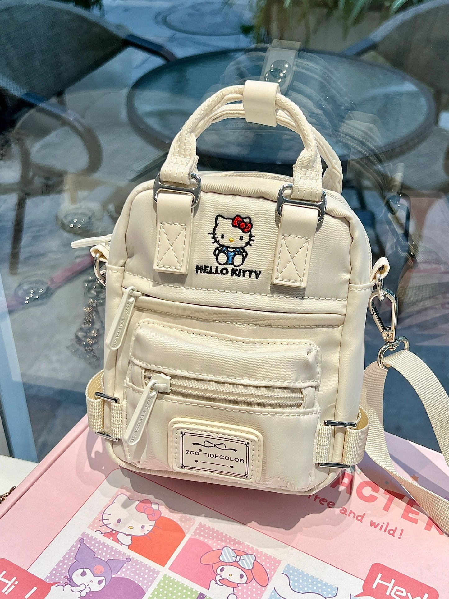 Sanrio Cute Mini Backpacks with Accessories Mini Crossbody Bag