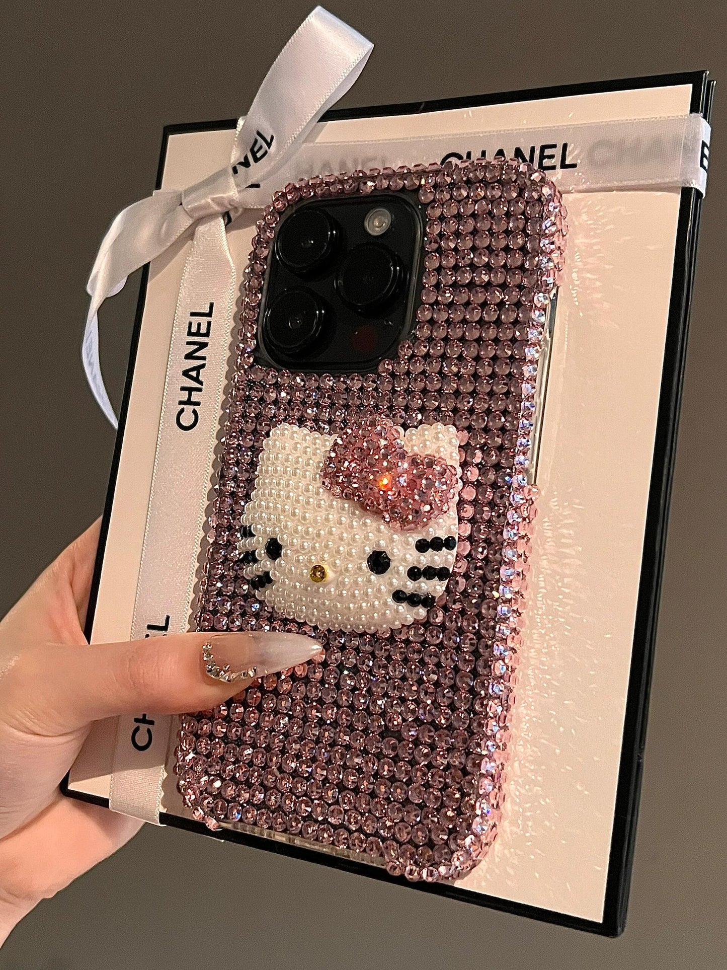 Hellokitty Handmade Diamond Rhinestone Phone Case