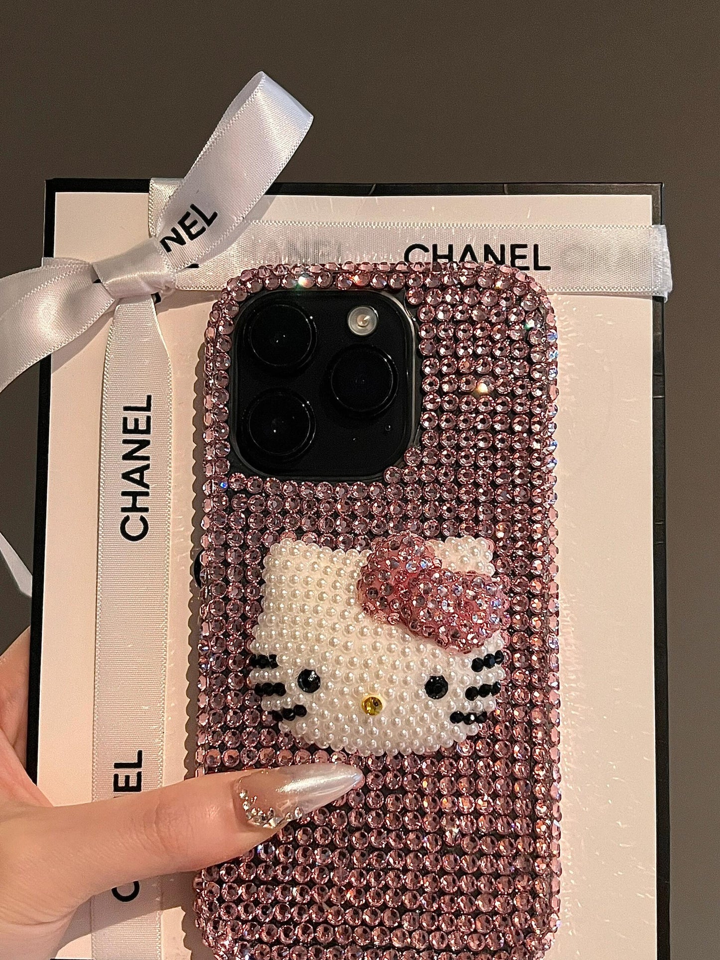 Hellokitty Handmade Diamond Rhinestone Phone Case