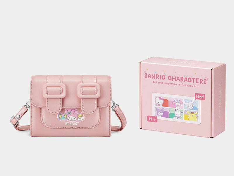 Sanrio Crossbody Messenger Bag Classic Cambridge Bag Work Cross-body Bag Satchel Purse Handbag（gift box packaging）