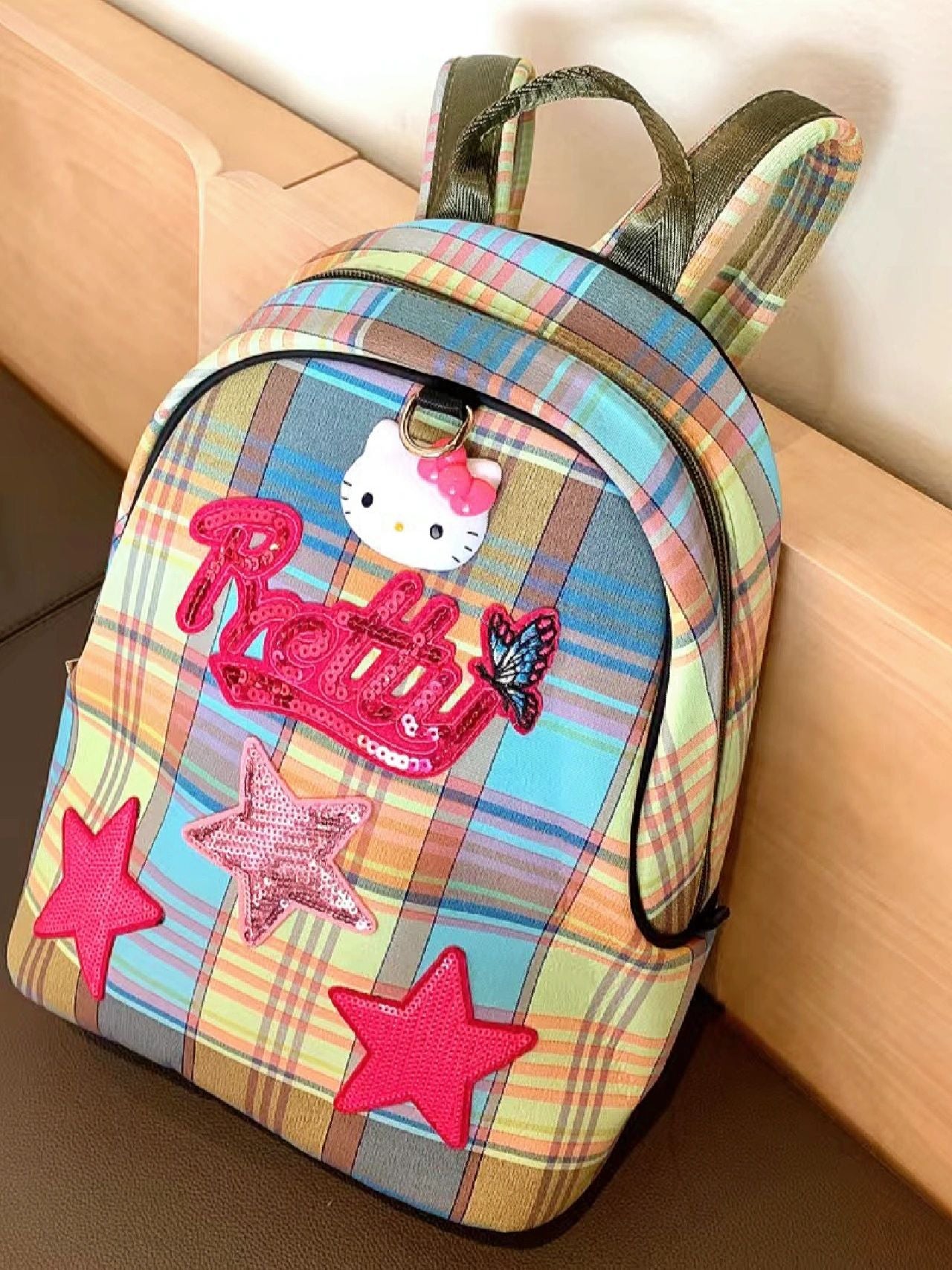 Hellokitty Backpack Laptop Bag Lightweight Cute Backpack with Large Capacity Comfortable Straps Travel Outdoor