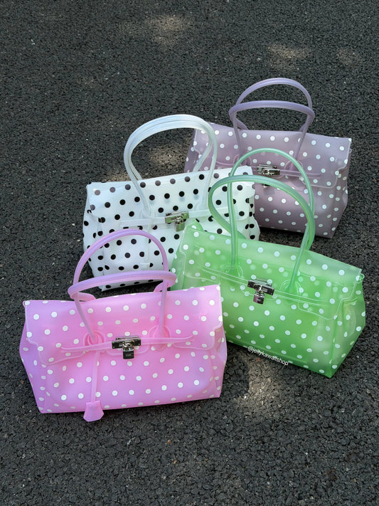 Girly Polka Dots Jellyfirkin Shoulder Bag