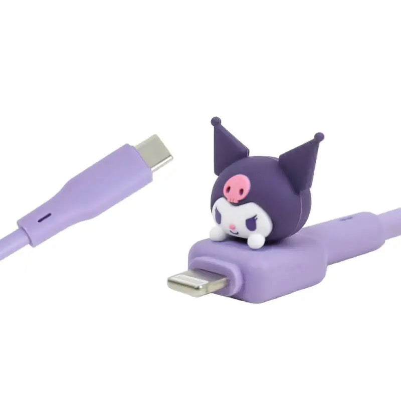Sanrio Charging Cable Fast Charger Cord Adapter with IP/Type C