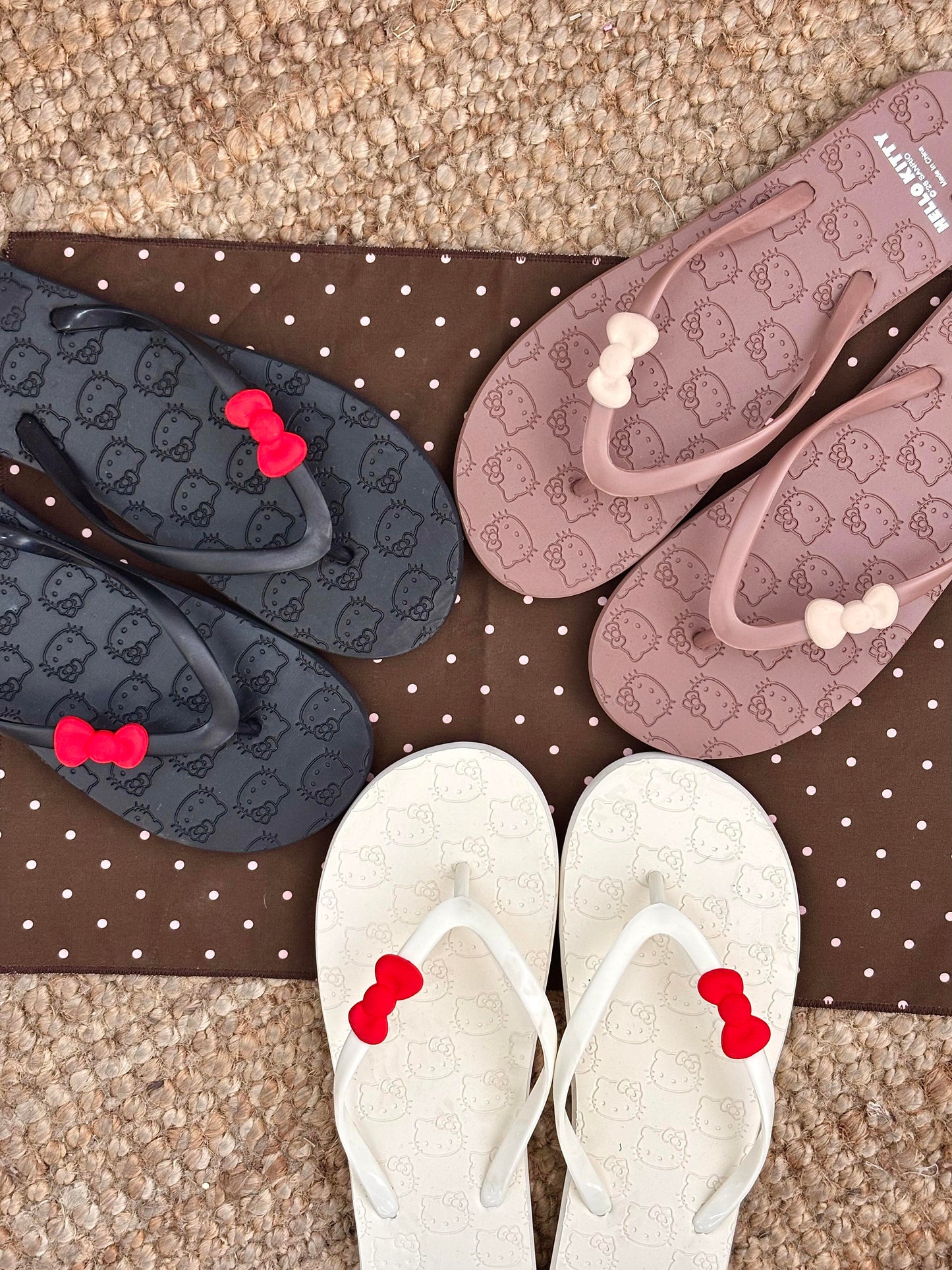 Hellokitty Beach Casual Slim Flip Flop Sandals Shower Shoes