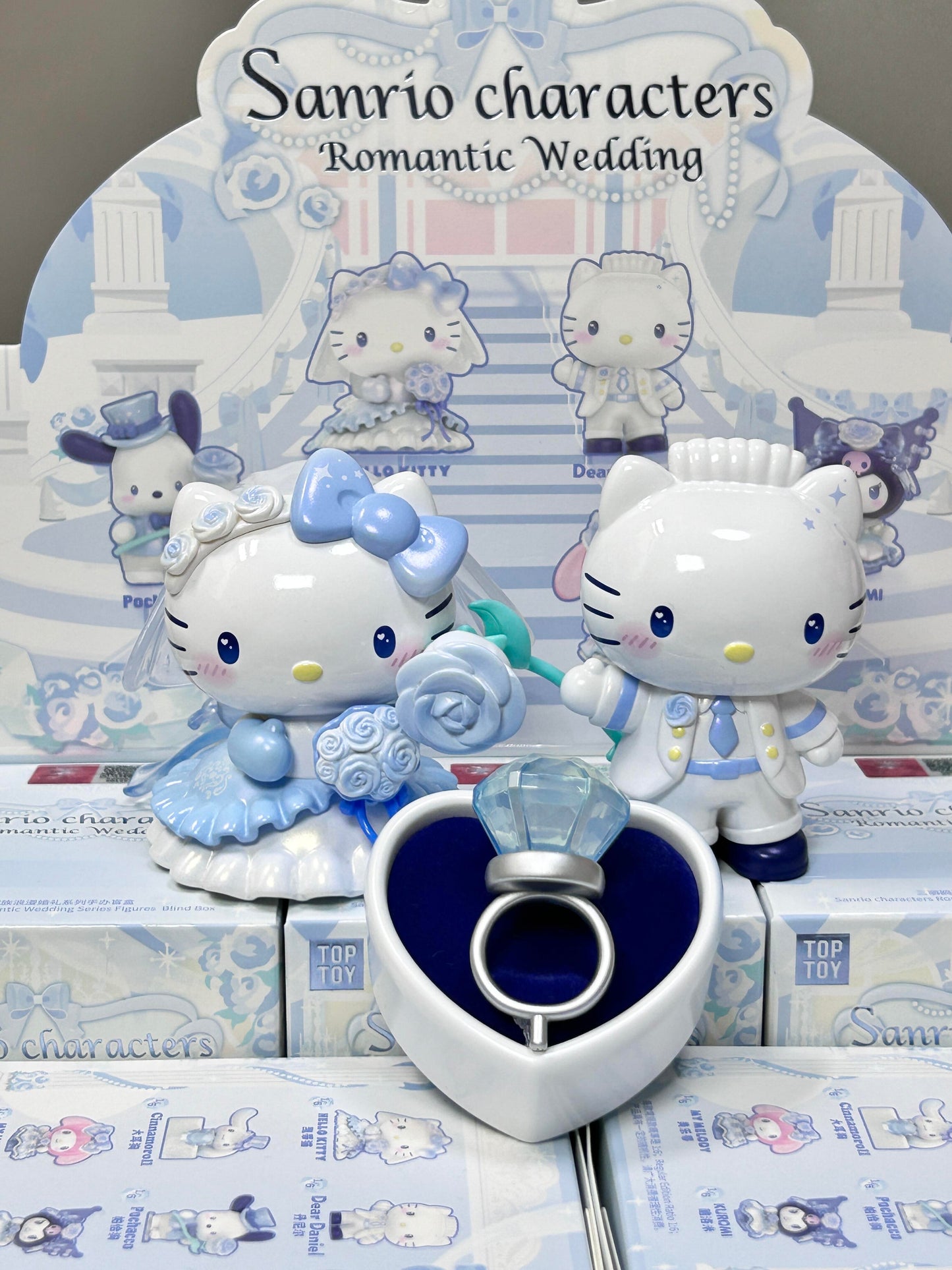 Sanrio Family Romantic Wedding Series Blind Box Cute Desktop Decoration