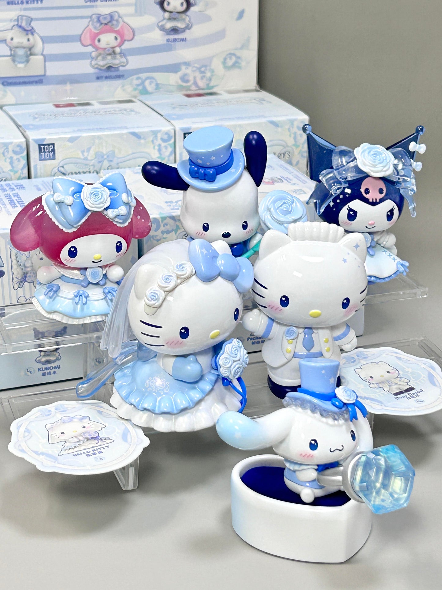 Sanrio Family Romantic Wedding Series Blind Box Cute Desktop Decoration