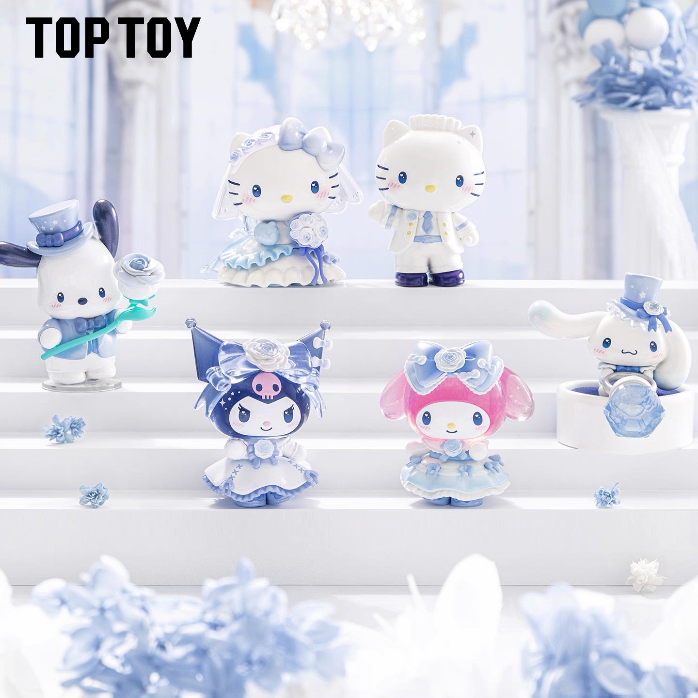 Sanrio Family Romantic Wedding Series Blind Box Cute Desktop Decoration