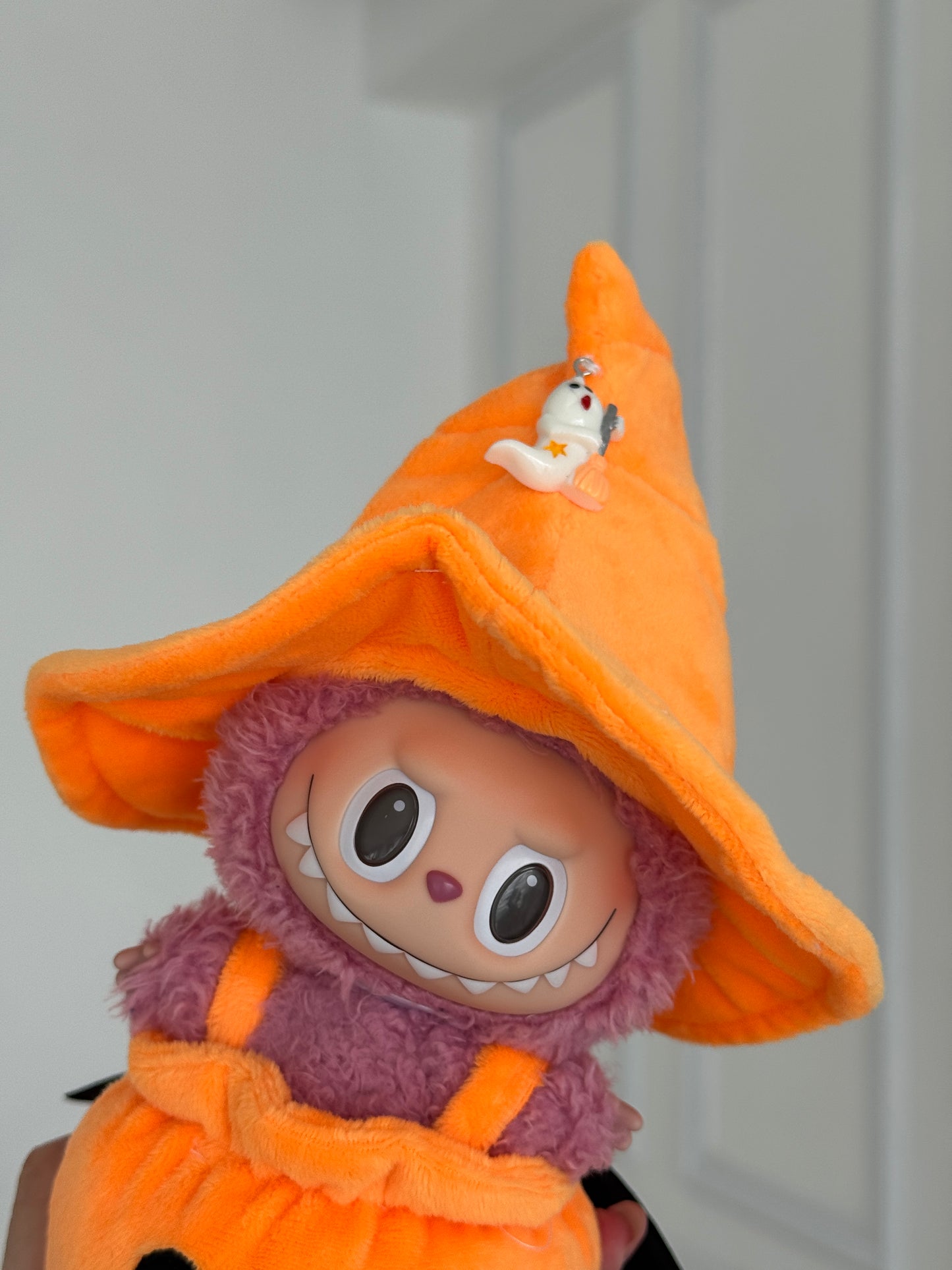 Labubu Halloween Costume Pumpkin Outfit Clothes Set(NO DOLL) Accessories Suit Cute Clothes for Labubu Dress up Unique Style