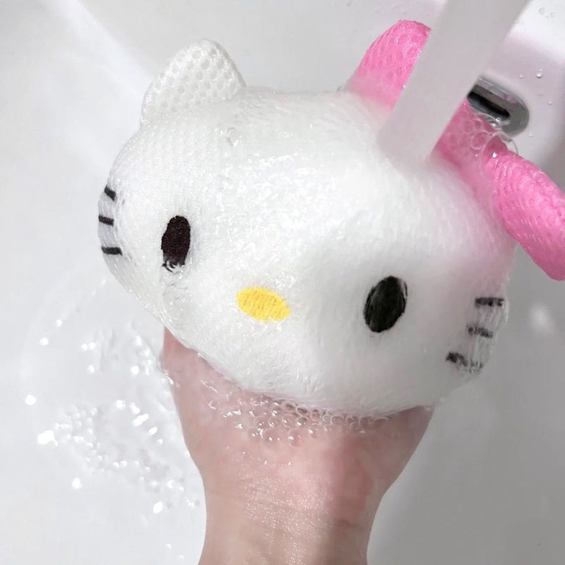Sanrio Shower Ball Gentle Exfoliating Bath Sponge Loofah Pouf