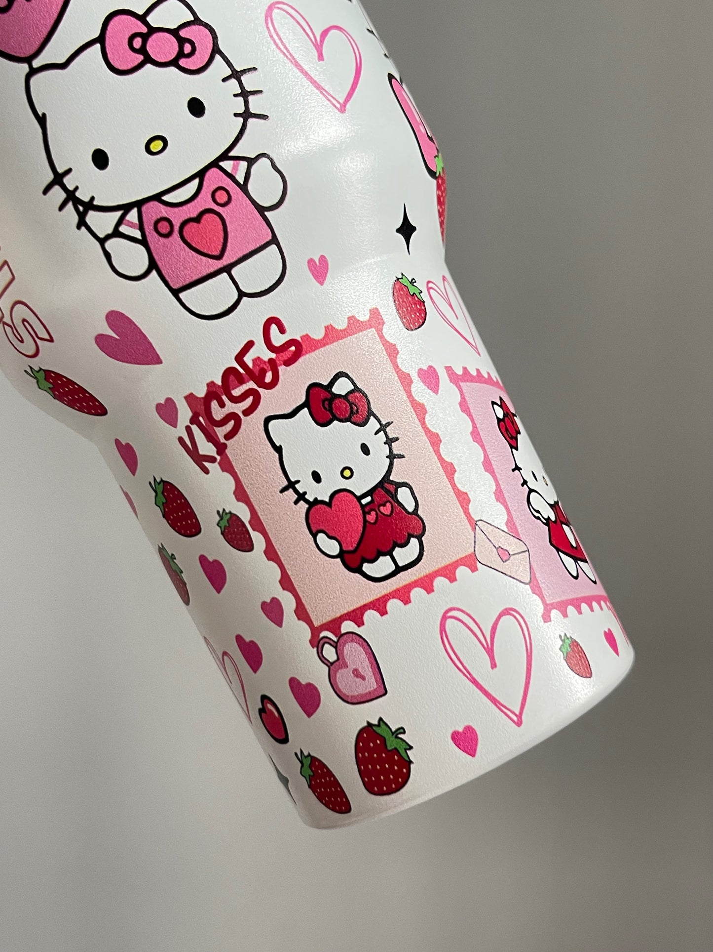 SipSweetie｜Hellokitty Starbucks Coffee In-Car Insulated Cup 1200 ml Tumbler with Handle Stainless Steel Insulated Cup with Lid #0017