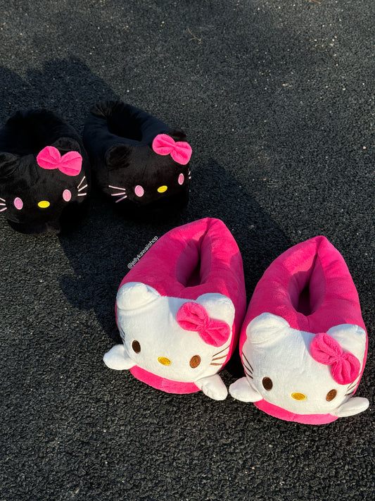 Hellokitty Cute Slippers Interesting Comfortable Furry Slippers Soft Plush Winter season Keep warm Home Slippers