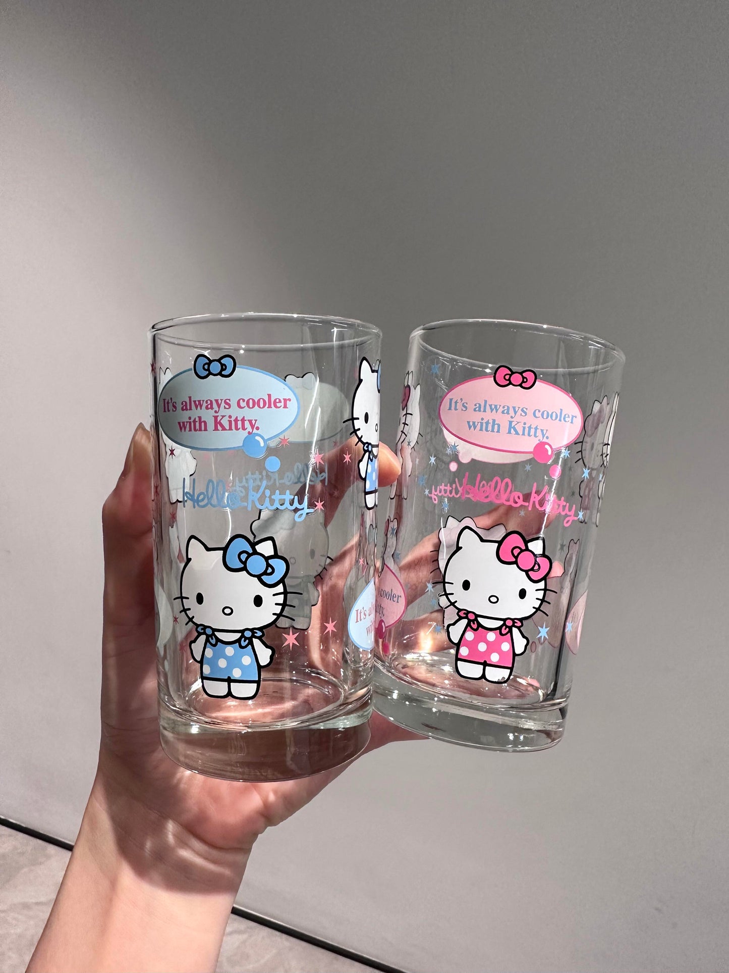 Hellokitty 2PCS Drinking Glasses
