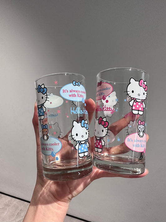 Hellokitty 2PCS Drinking Glasses
