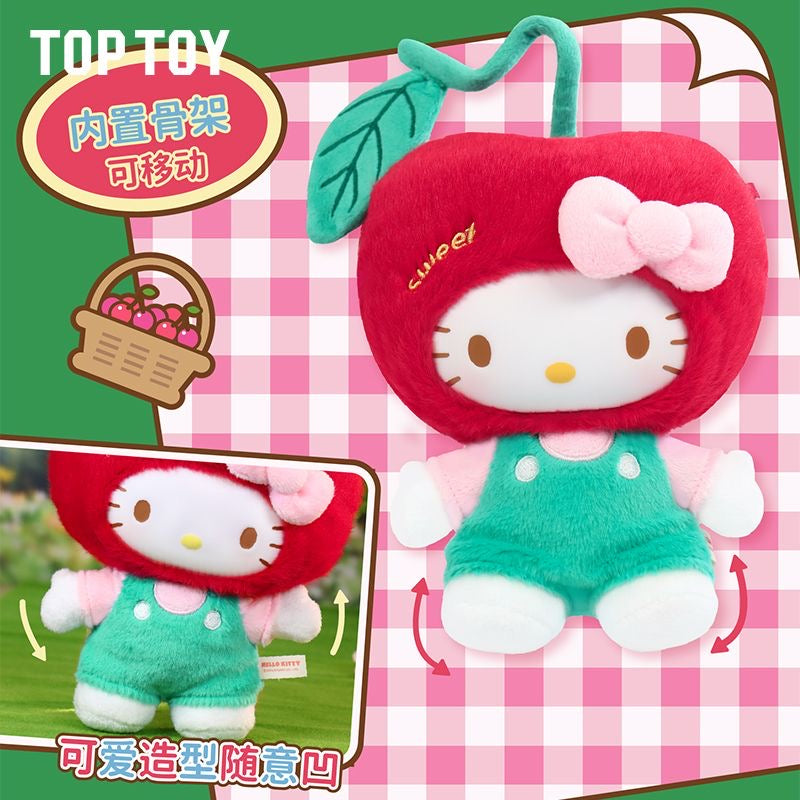 Apple hellokitty Plush Doll Clothes Removable Crossbody Shoulder Strap