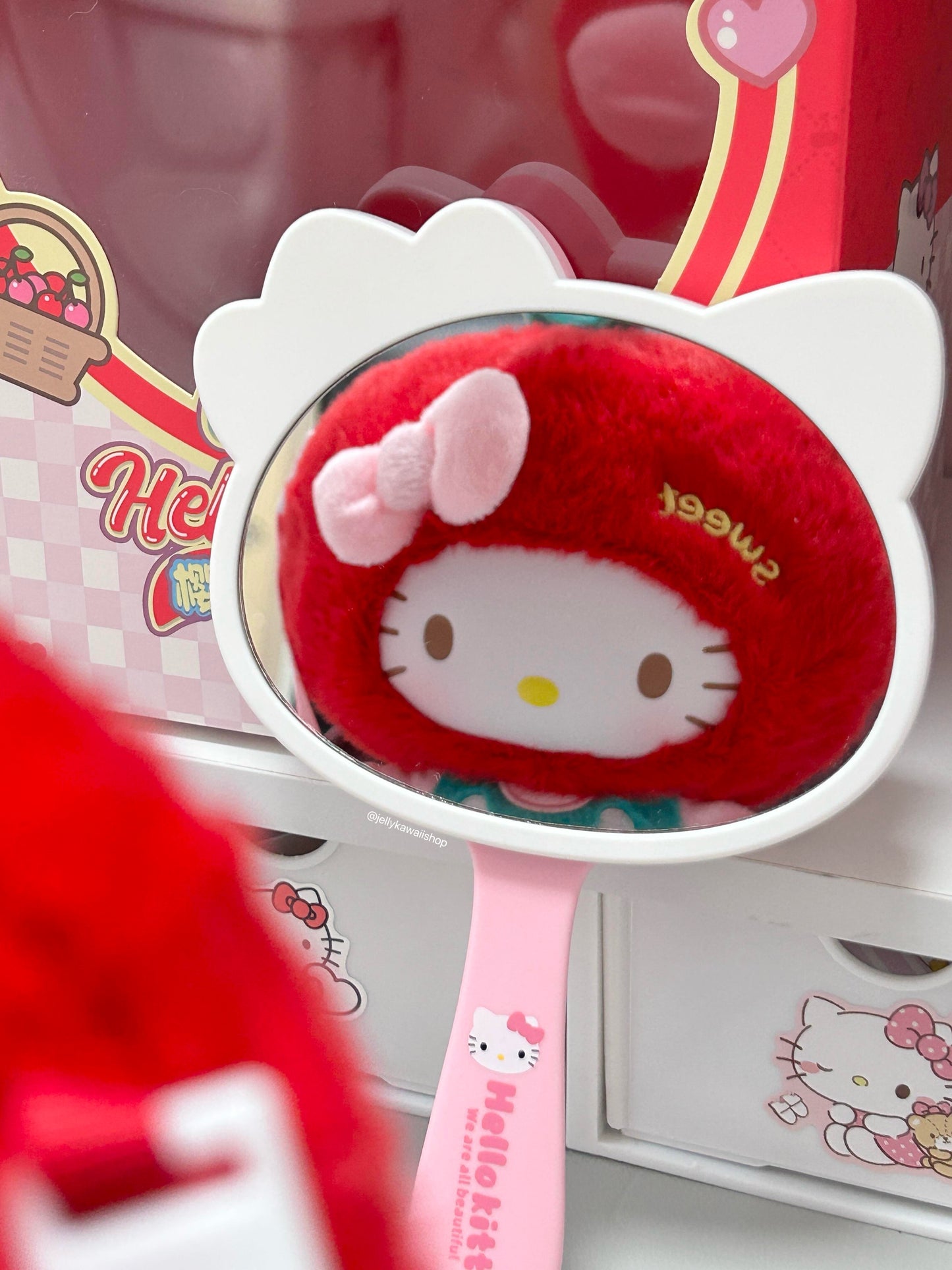 Apple hellokitty Plush Doll Clothes Removable Crossbody Shoulder Strap