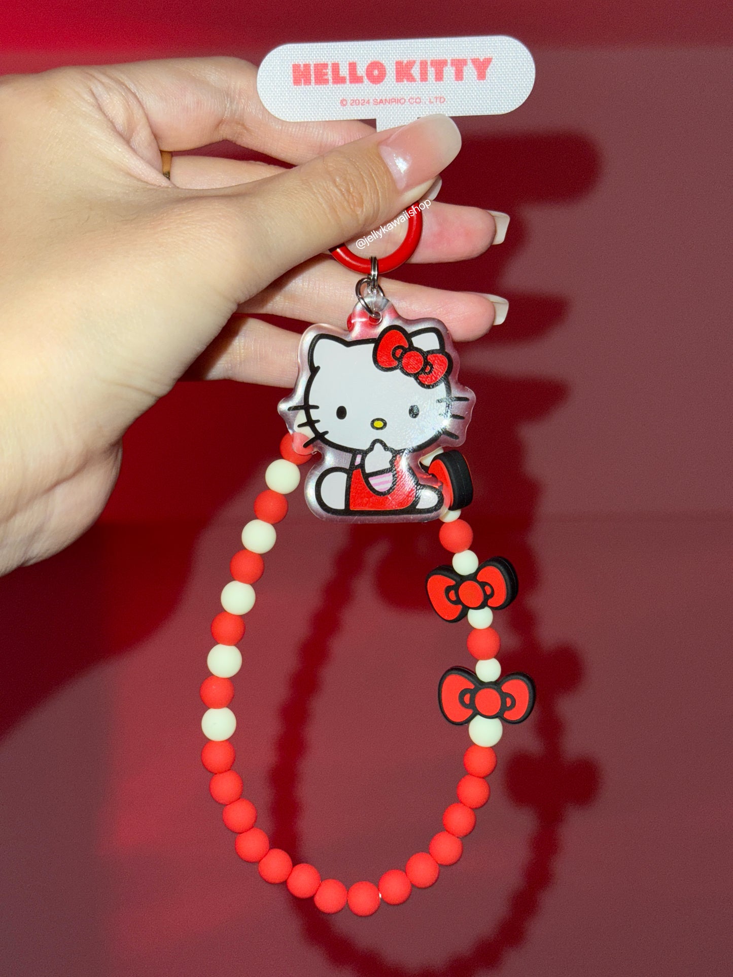 Sanrio Phone Charm Cell Phone Lanyard with Tether Tab Phone Chain Strap Hands-Free Wrist Strap