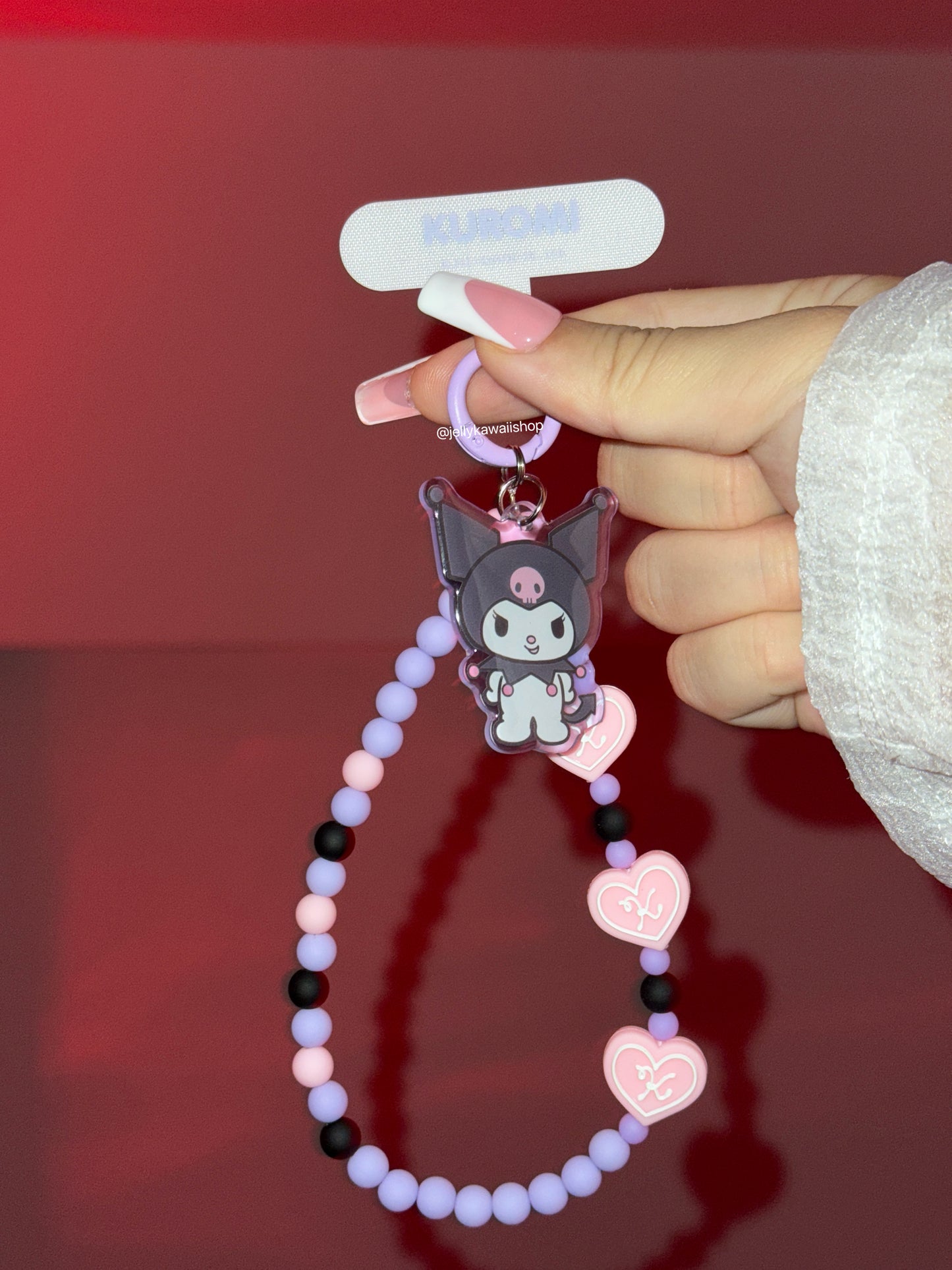 Sanrio Phone Charm Cell Phone Lanyard with Tether Tab Phone Chain Strap Hands-Free Wrist Strap