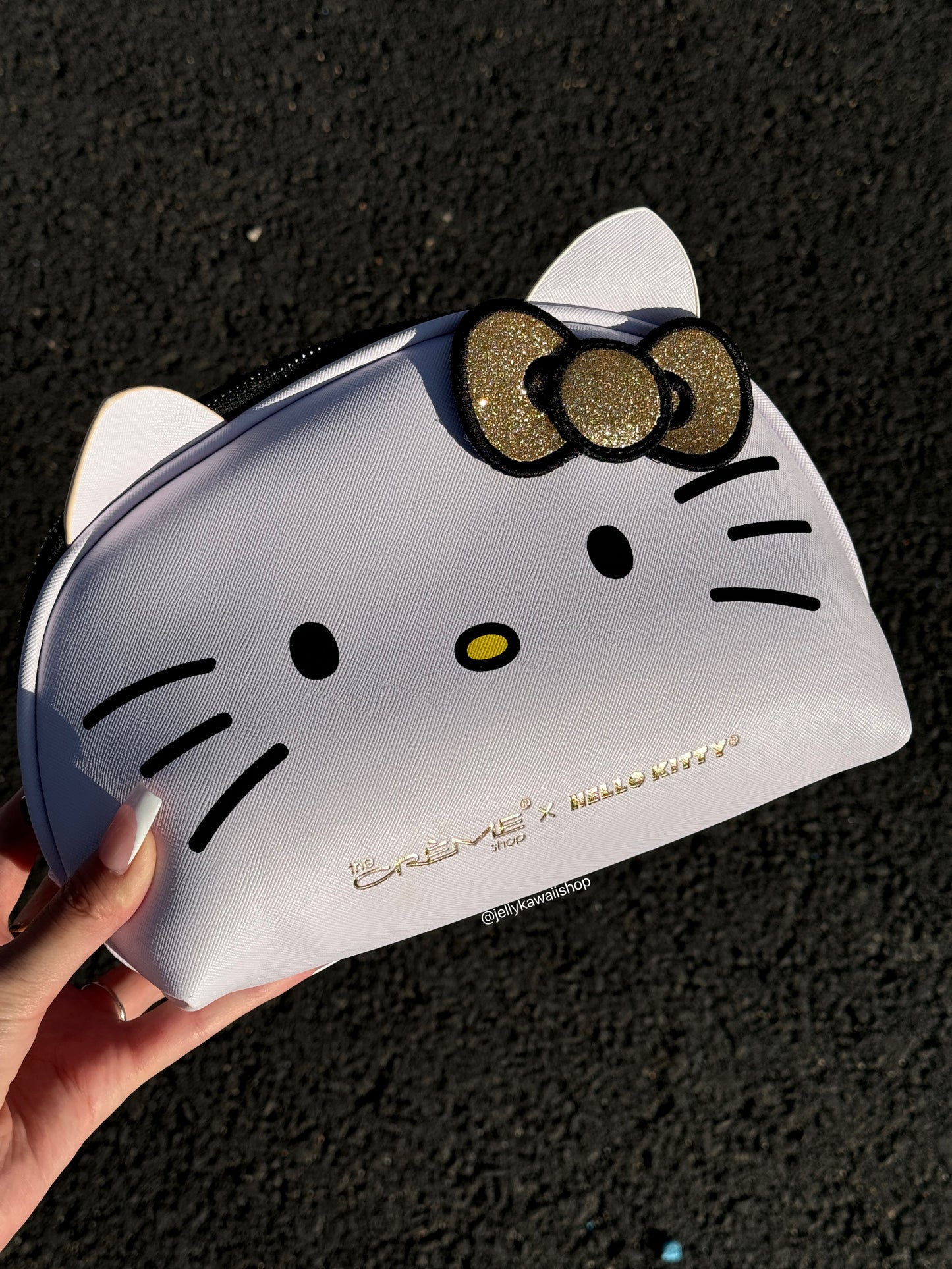 Hello Kitty x The Crème Shop Dome Makeup Travel Pouch