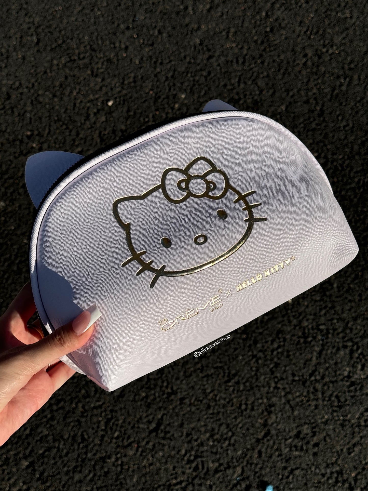 Hello Kitty x The Crème Shop Dome Makeup Travel Pouch