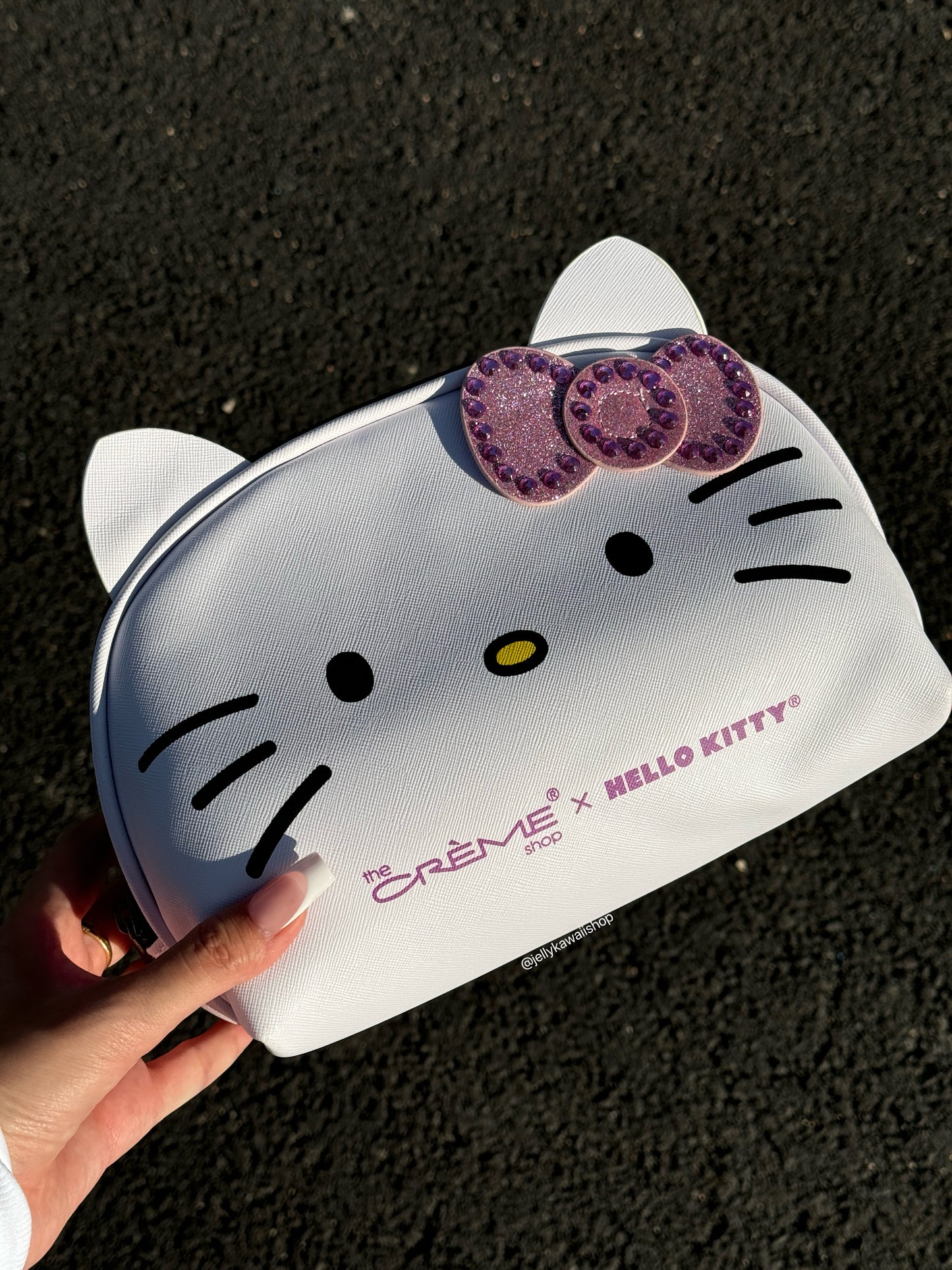 Hello Kitty x The Crème Shop Dome Makeup Travel Pouch