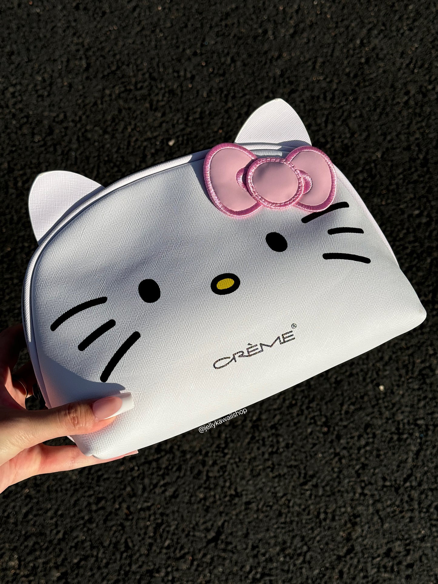 Hello Kitty x The Crème Shop Dome Makeup Travel Pouch