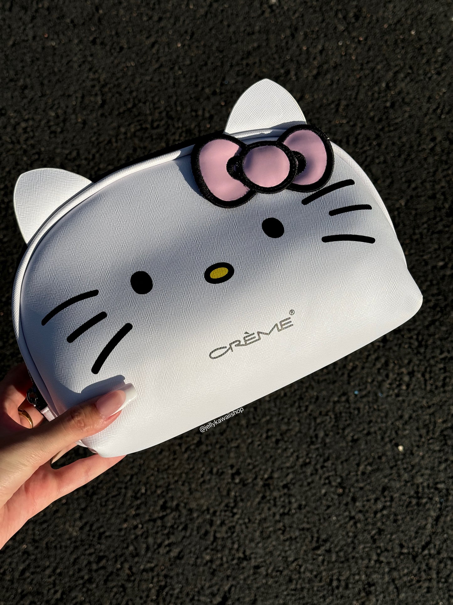 Hello Kitty x The Crème Shop Dome Makeup Travel Pouch