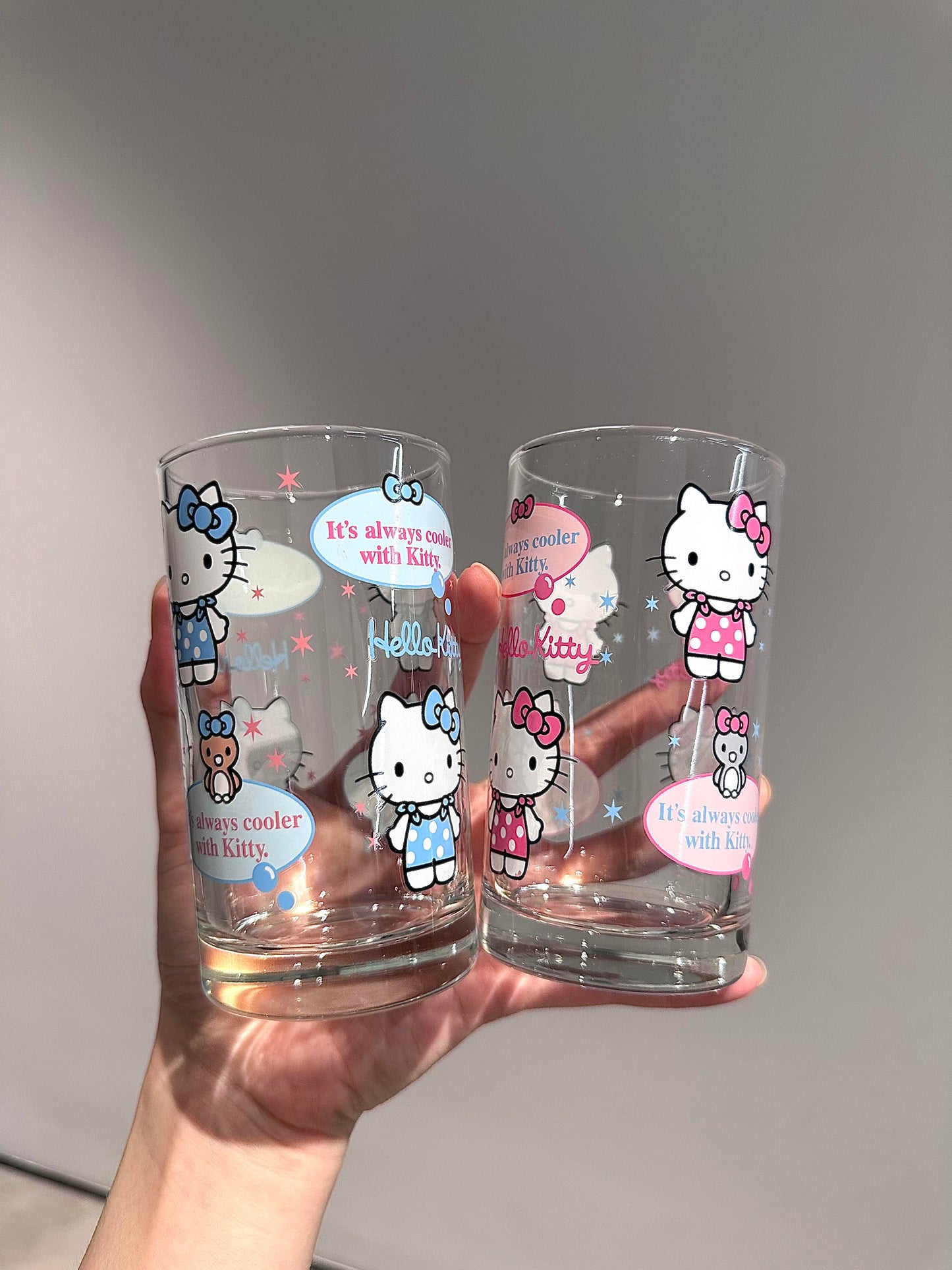 Hellokitty 2PCS Drinking Glasses