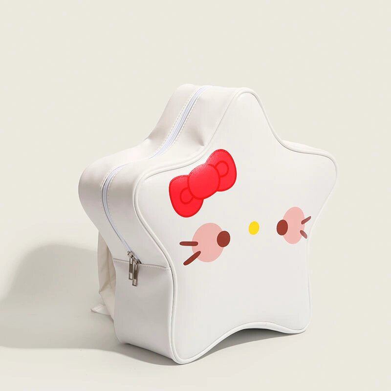 Sanrio Cute PU Pentagram Shape Backpack Shoulder Bag Backpack