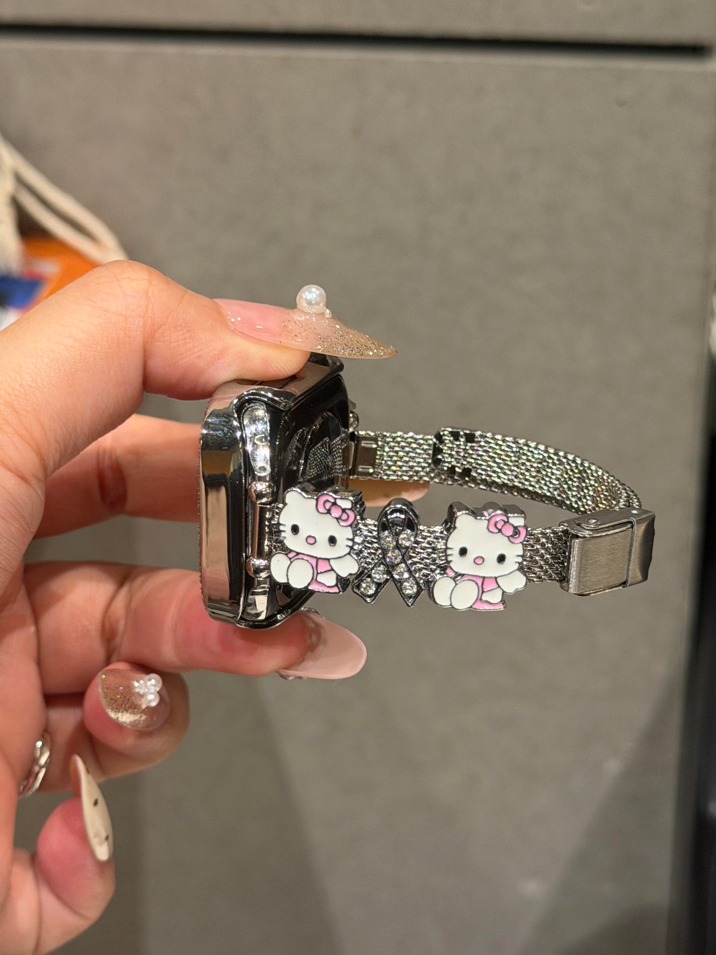 Hellokitty Apple Watch Band Bling Jewelry Metal Strap Bands