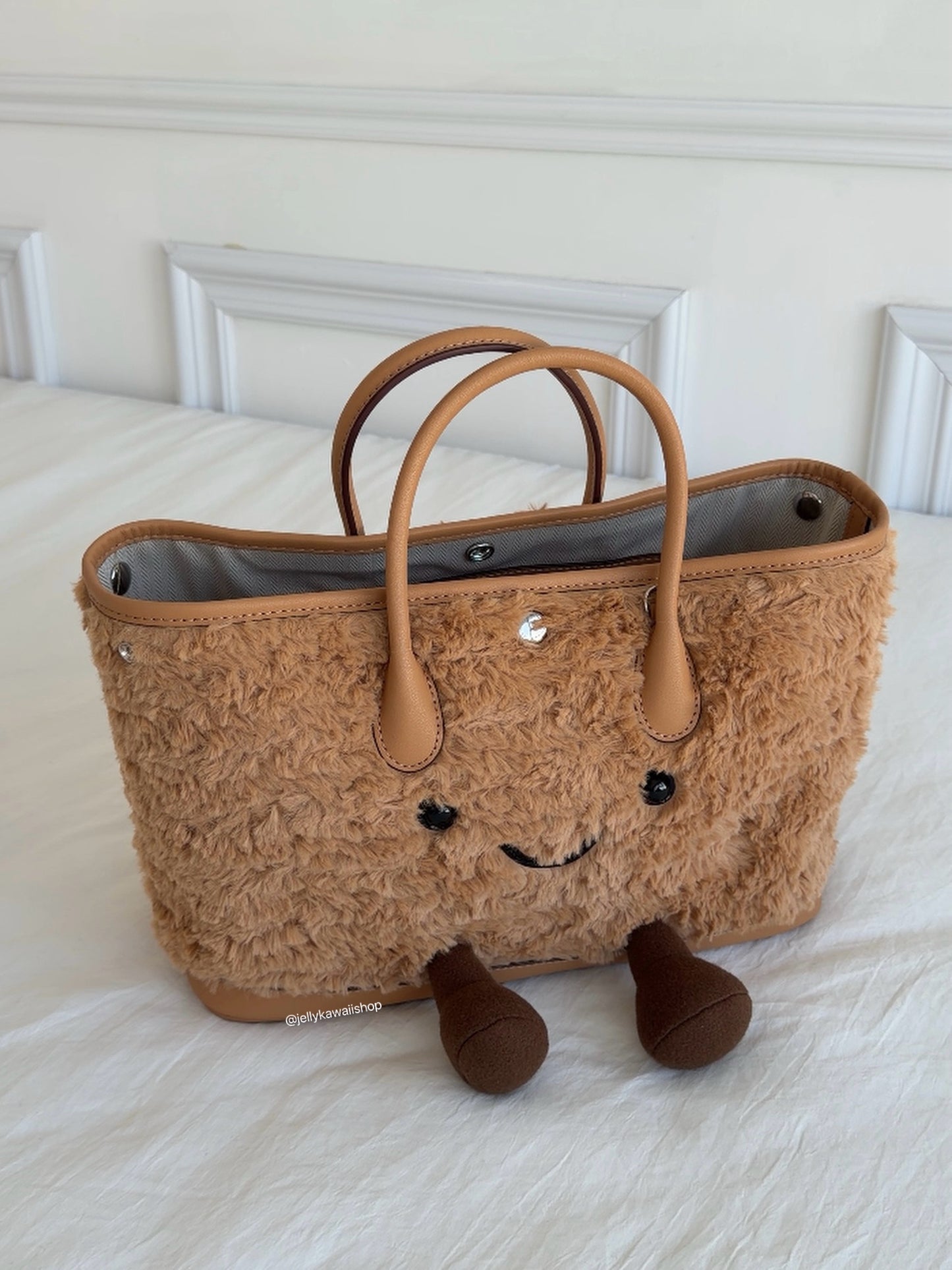 Girly Plush Fluffy Bag Handbags Tote Bag