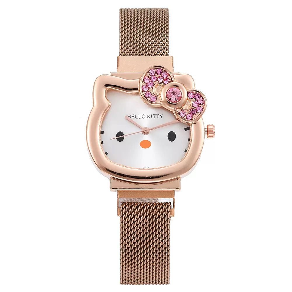 KT Crystal Watch Adjustable Metal Strap