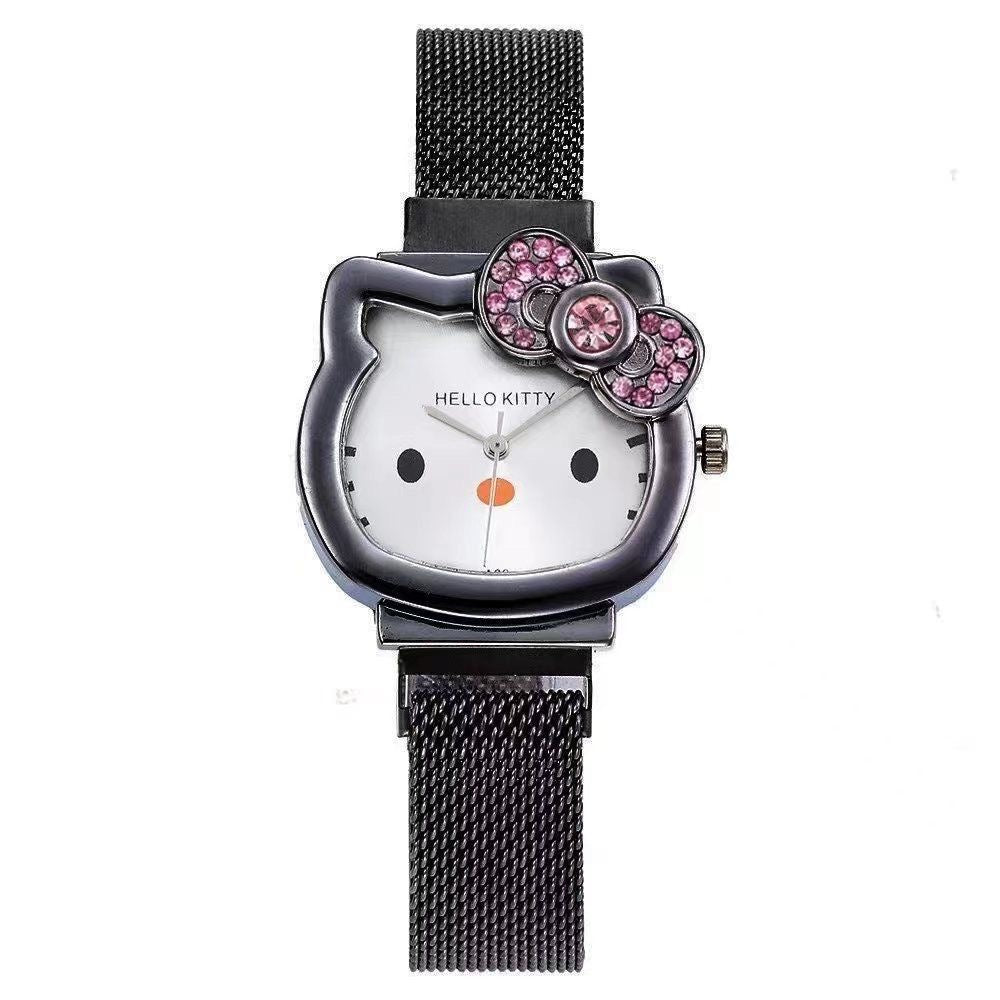 KT Crystal Watch Adjustable Metal Strap