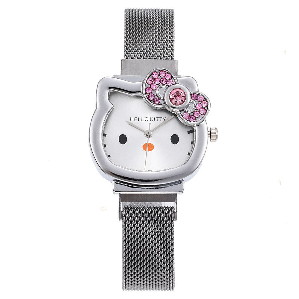 KT Crystal Watch Adjustable Metal Strap