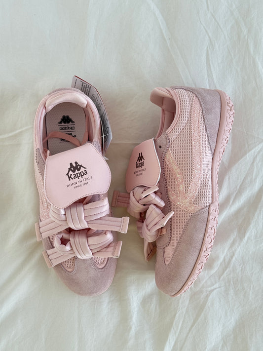 Kappa Bow Soft-Sole Lightweight Ballet Flats Sneakers Shoes Casual