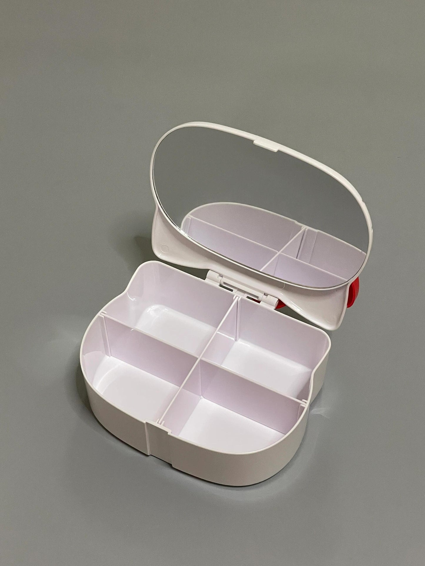 Hellokitty Desktop Mirror with Storage Vanity Table Mirror Jewelry Organizer Box