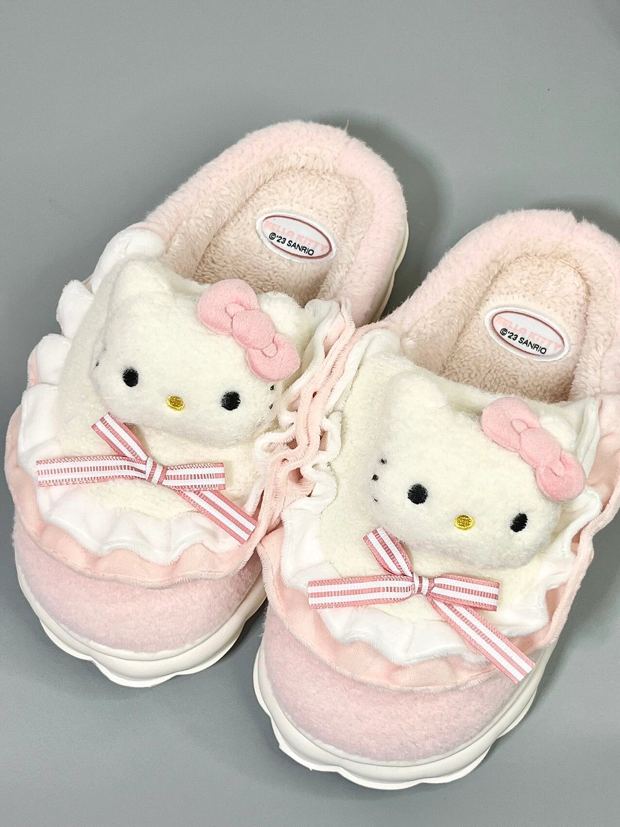 KT Fuzzy Fluffy Slippers Women Kawaii Slippers for Women Fluffy Kawaii â jellykawaii