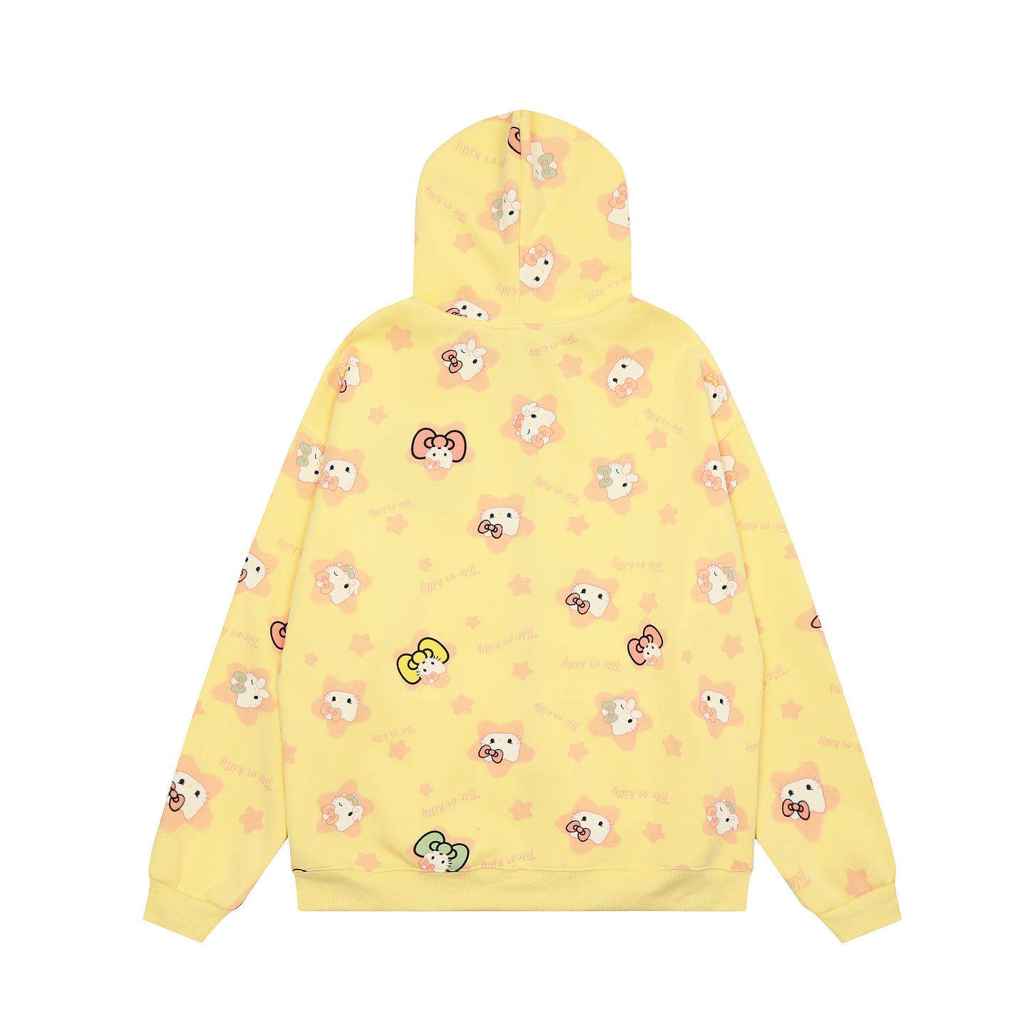 Hellokitty Hoodies Fall Jacket Oversized Sweatshirts Casual  Zip Up Y2K Hoodie with Pocket