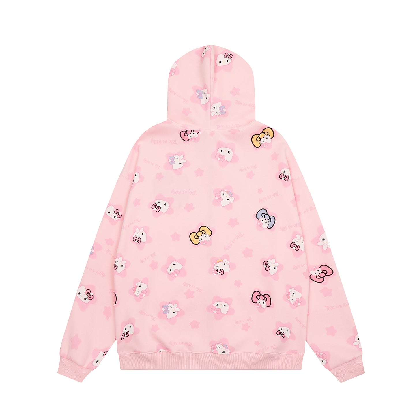 Hellokitty Hoodies Fall Jacket Oversized Sweatshirts Casual  Zip Up Y2K Hoodie with Pocket