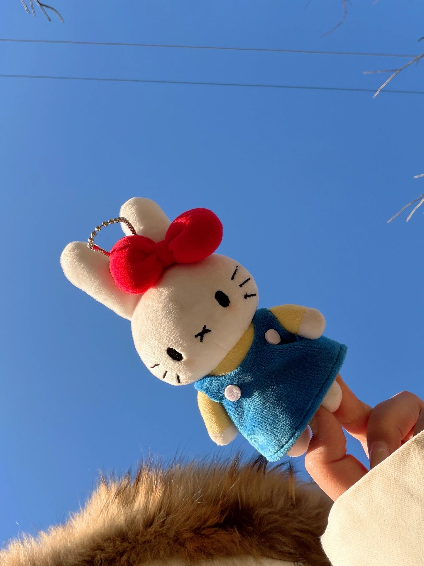 Hello Kitty Miffy Plush Keychain Toys Creative Gift