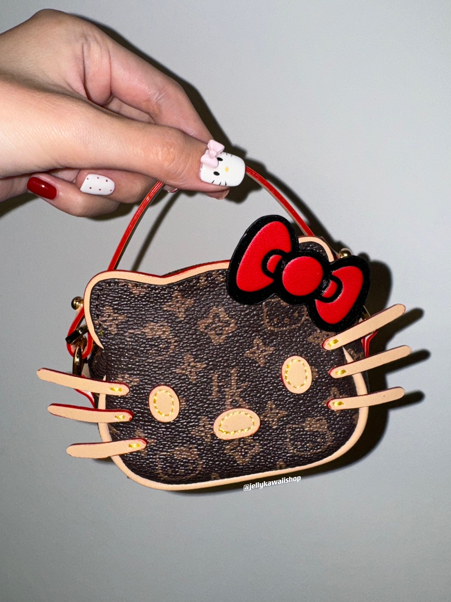 Hellokitty Mini Purse Bag Mini Top Handle Clutch Crossbody Handbag Mini Cute Purse Lipstick Bag Ladies Accessories Gift