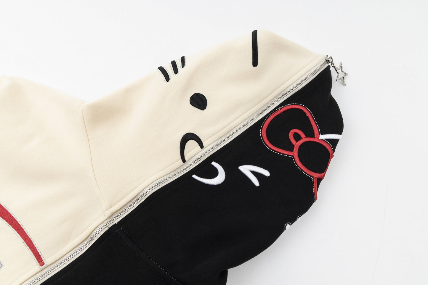 Hellokitty Hoodies Jacket Oversized Sweatshirts Casual Drawstring Zip Up Y2K Hoodie with Pocket