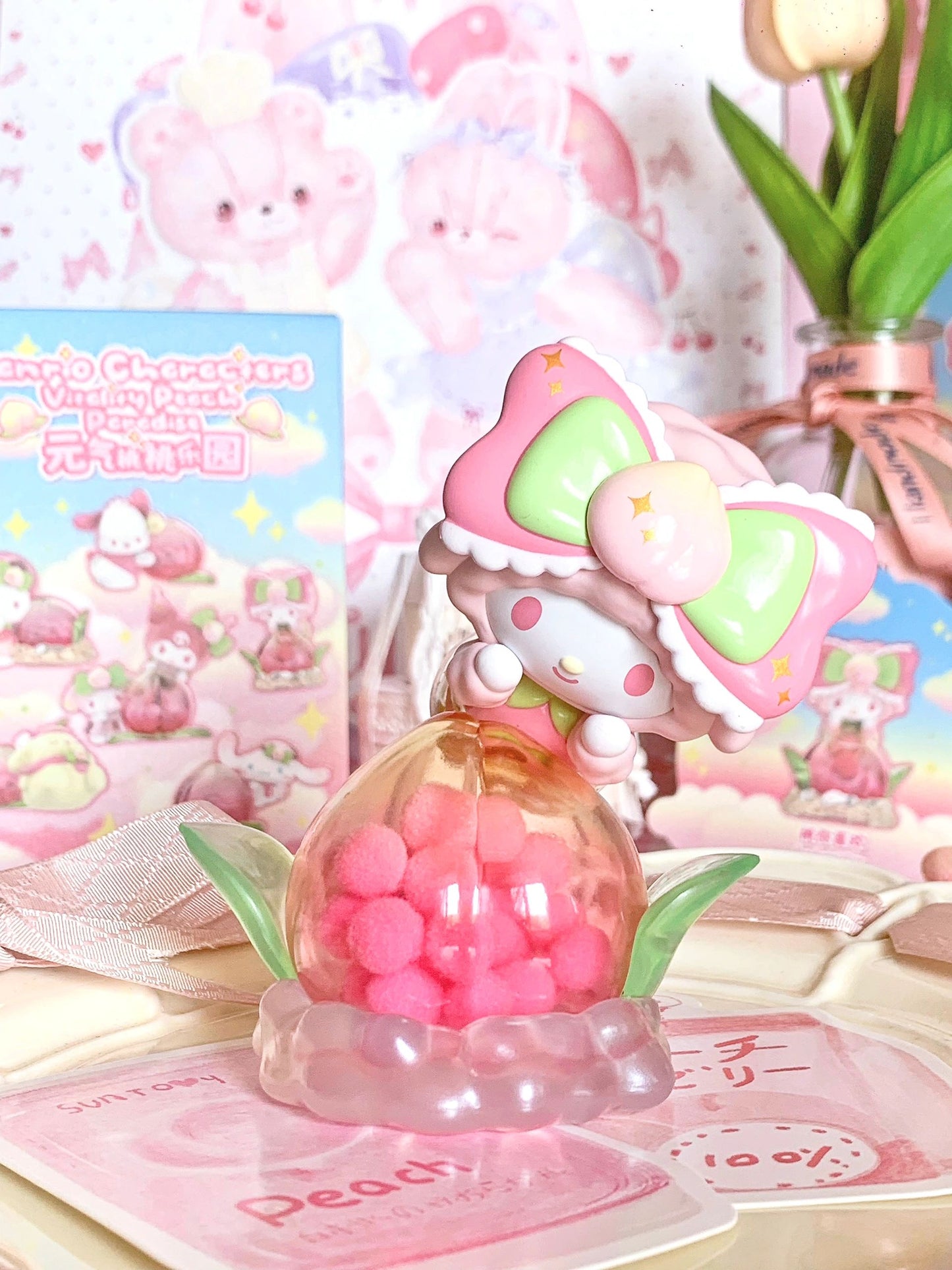 Sanrio Toptoy Vitality Peach Paradise Blind Box Figures