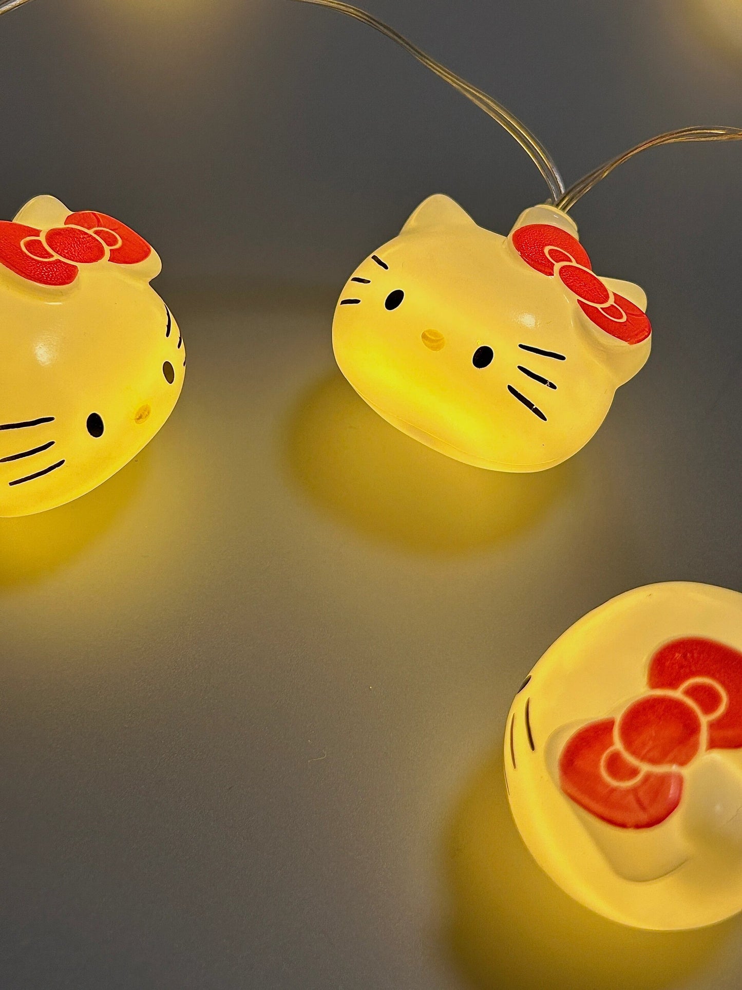 Hellokitty String Lights Battery Operated, Fairy String Light for Home, Ramadan Party, Christmas, Wedding Party, Garden Decorations, Warm White