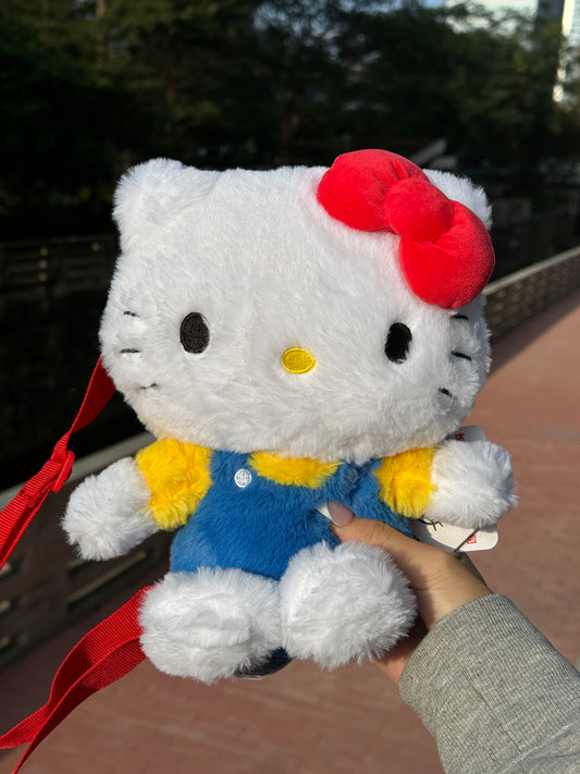 Hellokitty Plush Backpack Bags with Adjustable Straps for Girls