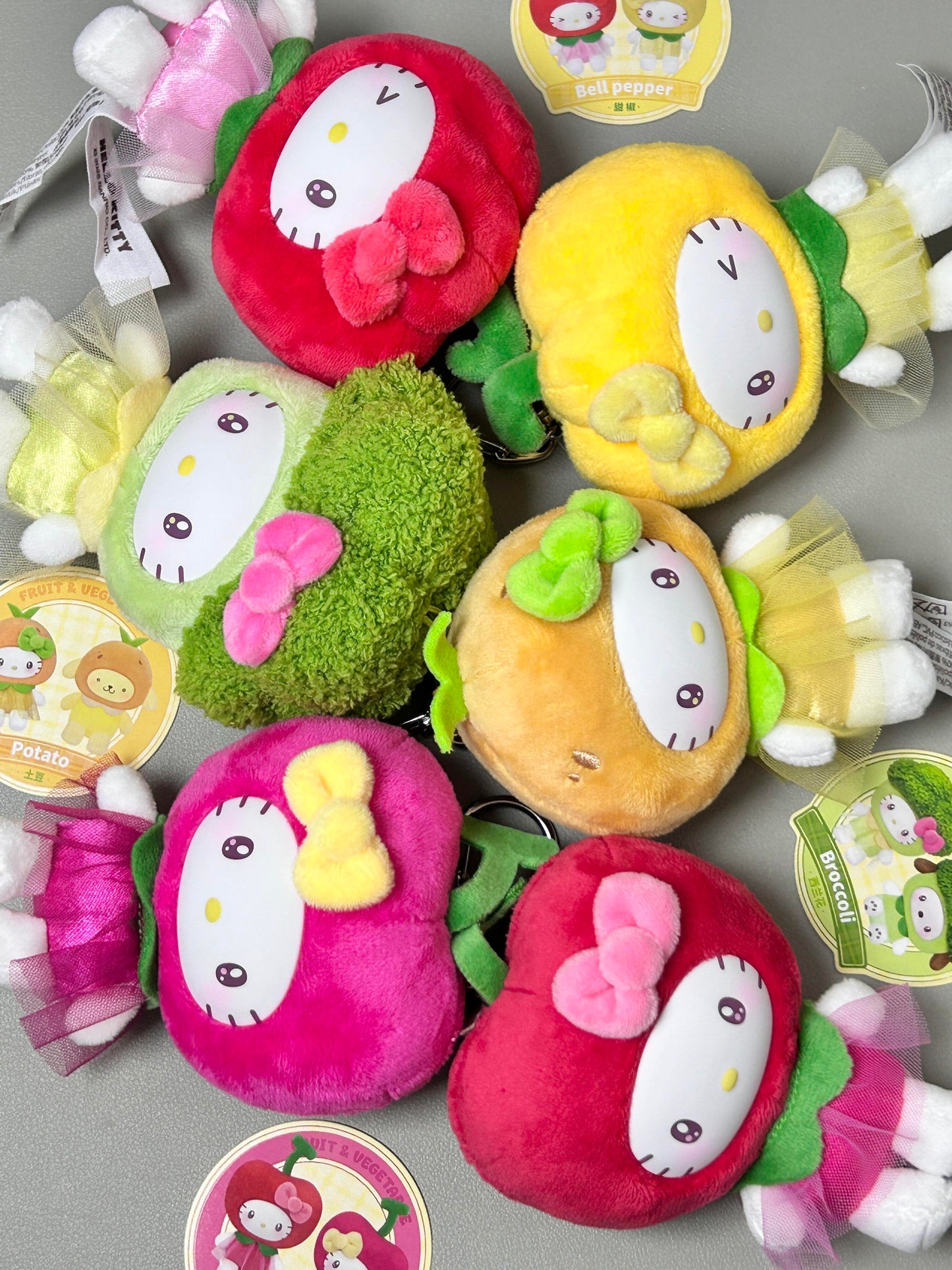 Sanrio Fruit Vegetable Mini Series Plush Pendant Blind Box Pendant Doll Gift