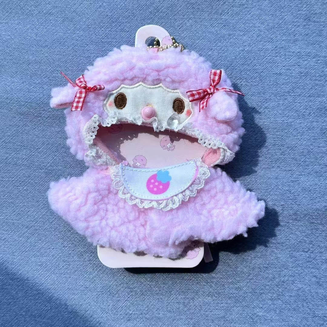 Sanrio Baby 17cm Doll Clothes Suitable for 17cm Labubu Plushies Accessories